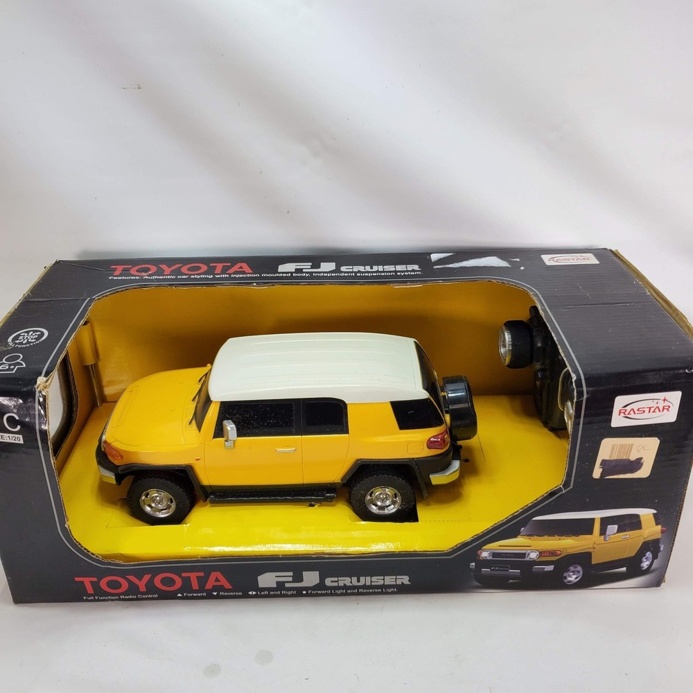Rastar Toyota FJ‎ Cruiser RC Car Yellow 1:20 Scale Full Function Radio Control